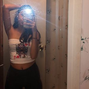 Queen of hearts crop top😍